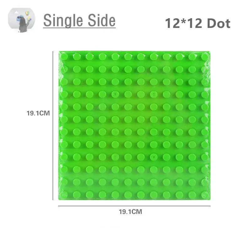 9 Sizes Big Building Plastic Blocks Base Plates Compatible With Large Bricks And Assembly Figures For Kids Toys