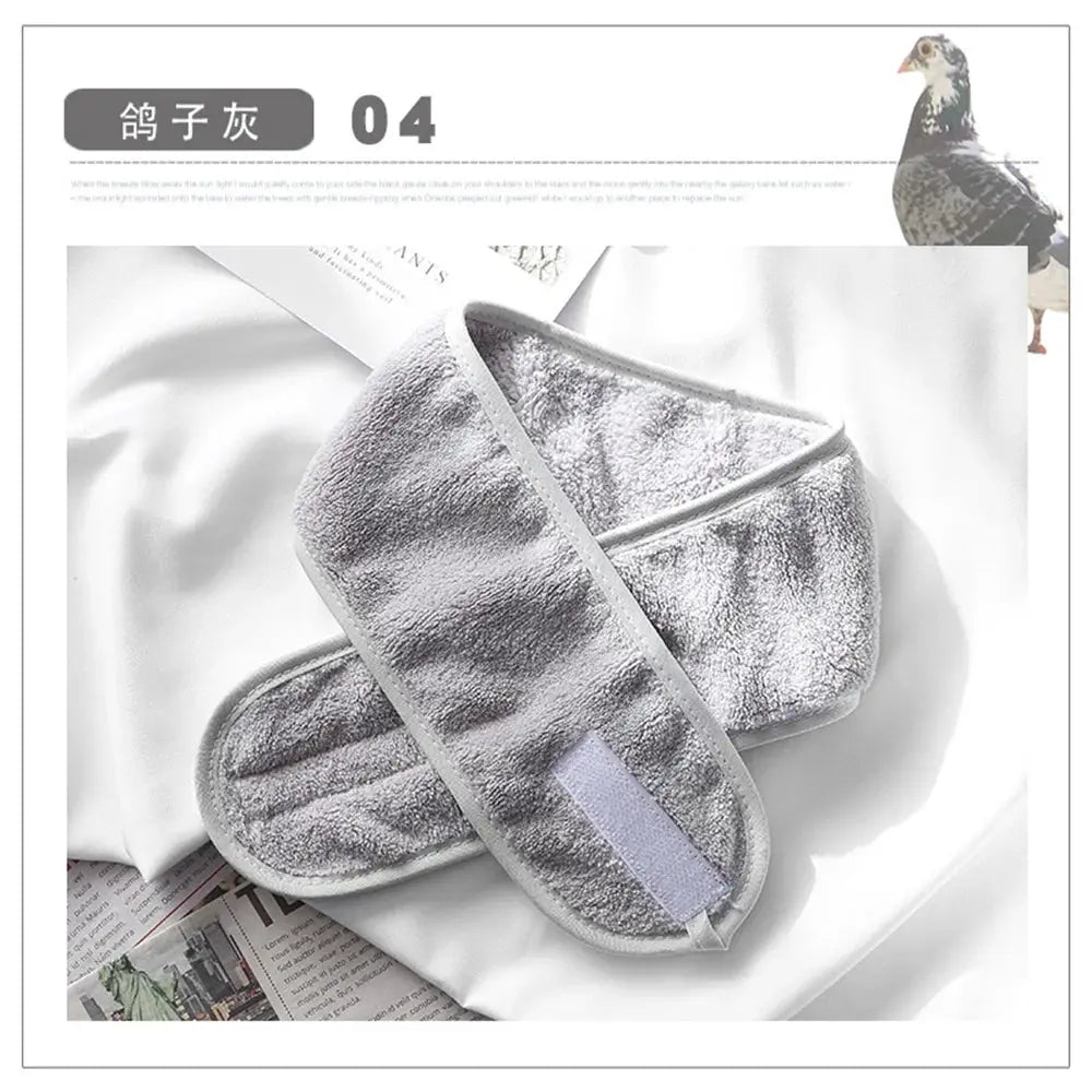 ZenVibe Women Adjustable Wide Headband for Yoga Spa Makeup Breathable Cotton Comfort