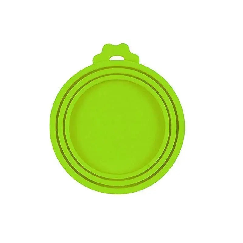 Reusable 3 In 1 Pet Food Can Silicone Cover Lid Airtight Seal for 8.5cm 7.5cm 6.5cm Cans Ideal for Dogs and Cats