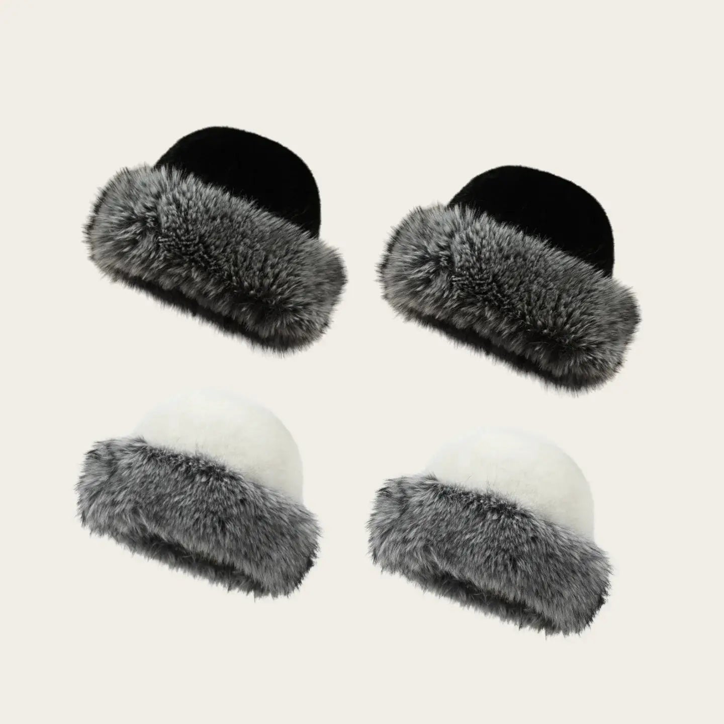 AuroraCo Womens Mongolian Style Furry Hat Korean Inspired Thickened Winter Warmth And Flattering Fit