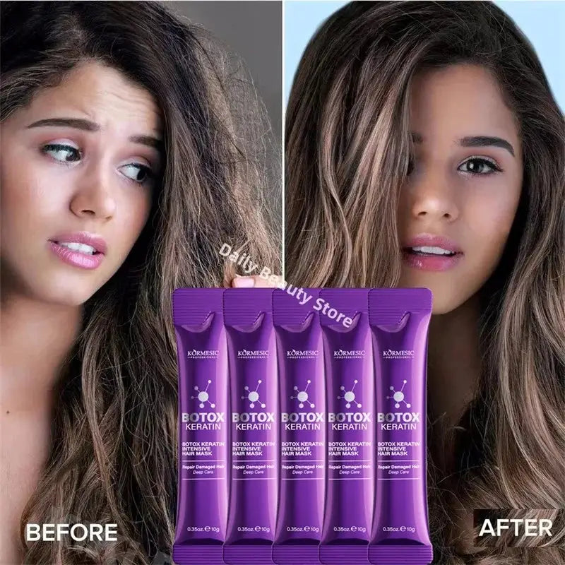 Magical Keratin Hair Mask 5 Seconds Repair Damaged Frizzy Hair Soft Smooth Shiny Nourishing Deep Moisturizing Hair Care