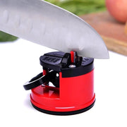 Knife Sharpener With Suction Base For Kitchen And Chef Damascus Knives Manual Pull Through Sharpening Tool