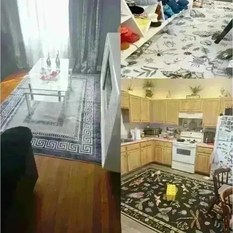 Colorful Dollar Money Print Carpet Rug Large Area Non Slip Stain Resistant Entryway Bedroom Floor Mat Decoration