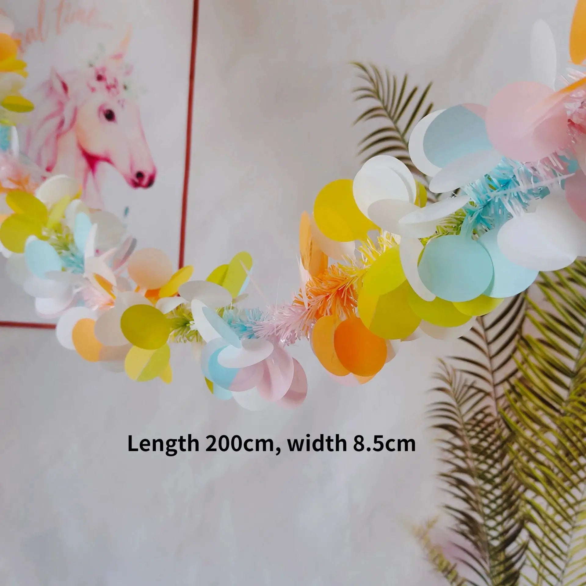 Lush 70.8 Inch Faux Eucalyptus Garland With White Flowers For Home And Holiday Decor Wall Hanging Yard And Party Accents