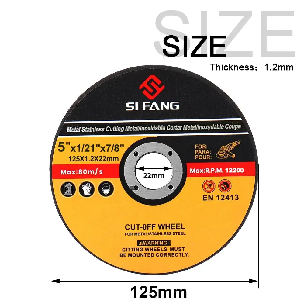 5 Piece Set Metal Cutting Discs For Angle Grinder 75mm 115mm 125mm Saw Blade Resin Grinding Wheel For Metal Wood