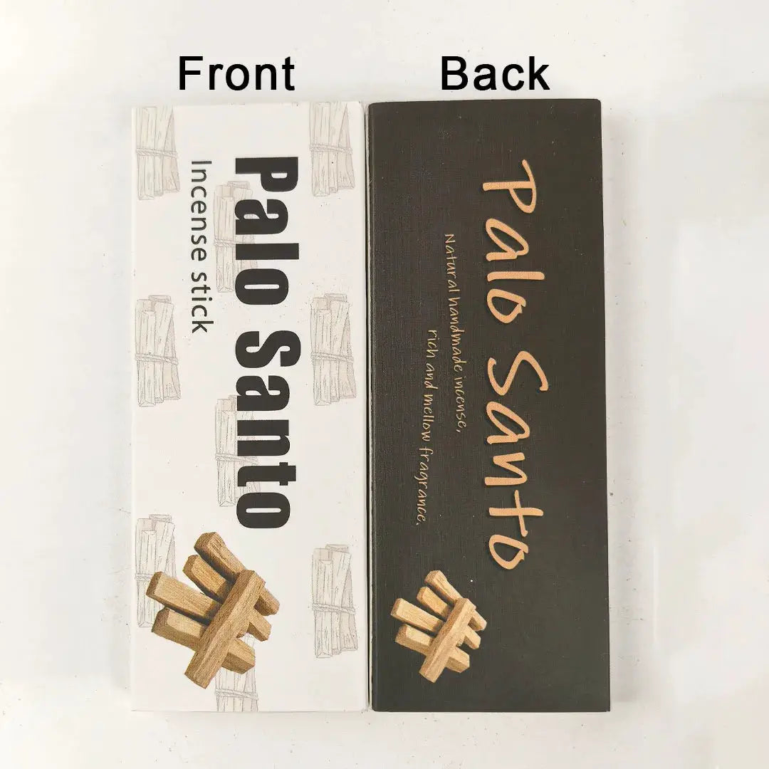 44Pcs Palo Santo Incense Sticks Box Bold 0.28cm For Home Yoga Relaxation Travel Aromatherapy Purifies Air