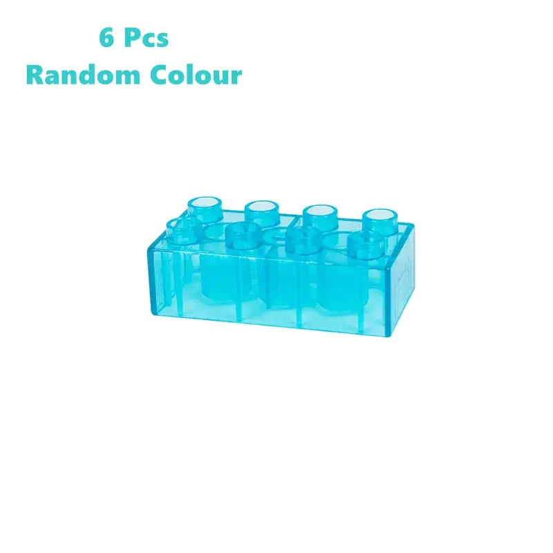 6 Piece Big Building Block Accessories Compatible With Enlighten Large Bricks Foundation Blocks Educational Toy