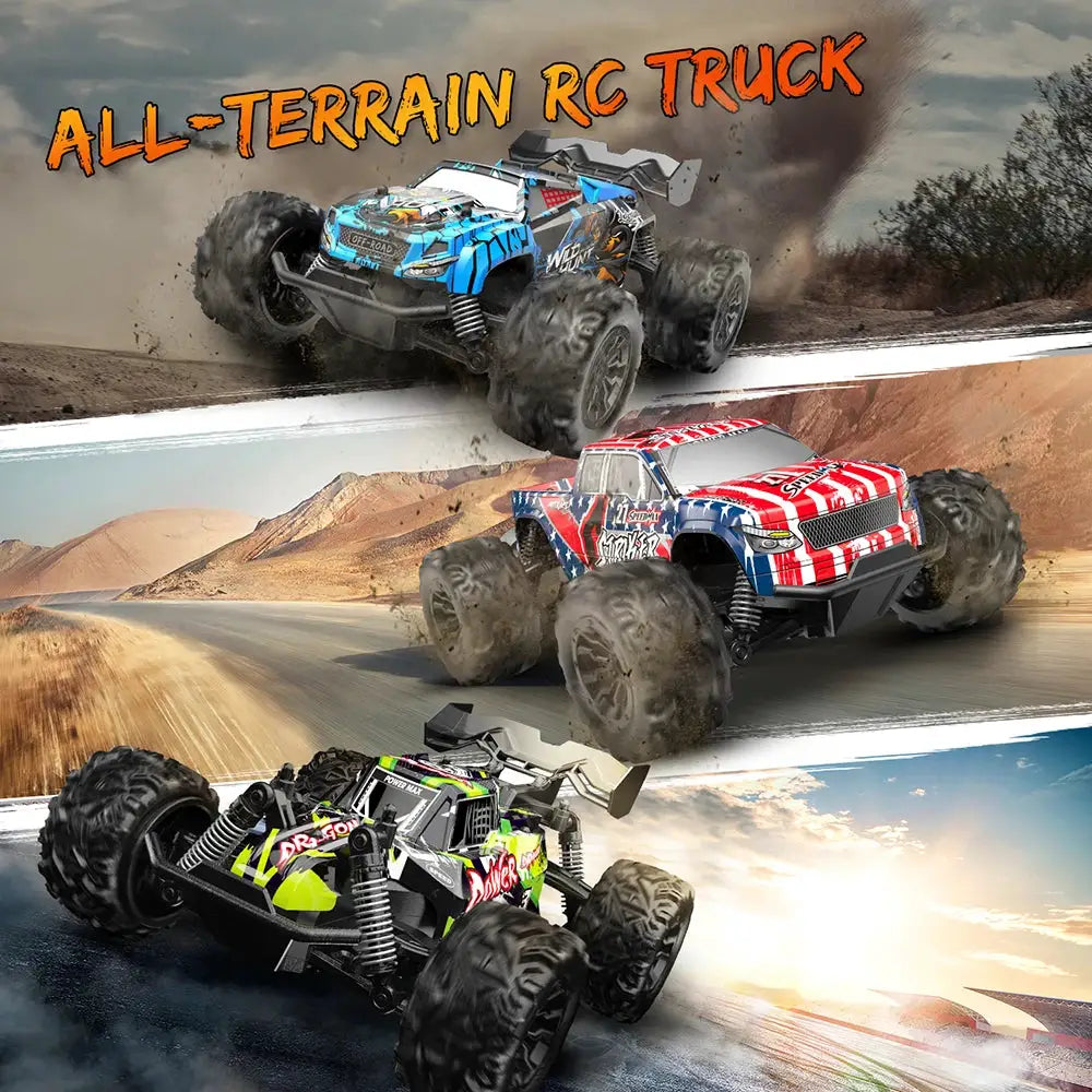 1 To 20 Scale Off Road RC Car With 2.4 GHz Radio Remote RTR High Speed Climbing Monster Truck For Children