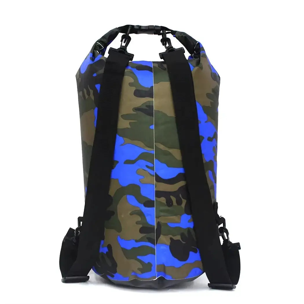 Camouflage Waterproof Dry Bag Sack 2L 5L 10L 15L 20L 30L PVC Coated for Rafting Diving River Trekking Outdoor Gear