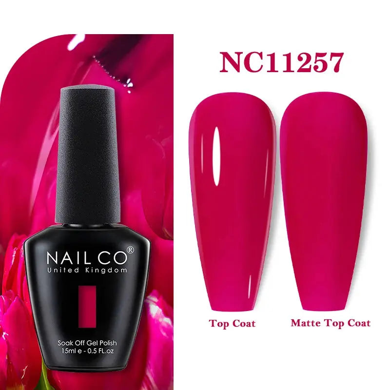 NAILCO 283 Colors Gel Nail Polish Kit Ultra Long Lasting UV Gel Varnish With 30 Day Shine