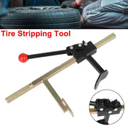 Simples Market tire bead breaker tool; steel manual tire changer with red knob handle and black clamp