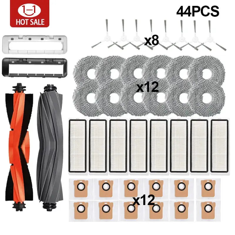 Xiaomi Robot Vacuum X20 Plus Dust Bag Mop Cloth Accessories Main Side Brush And HEPA Filter Replacement Parts