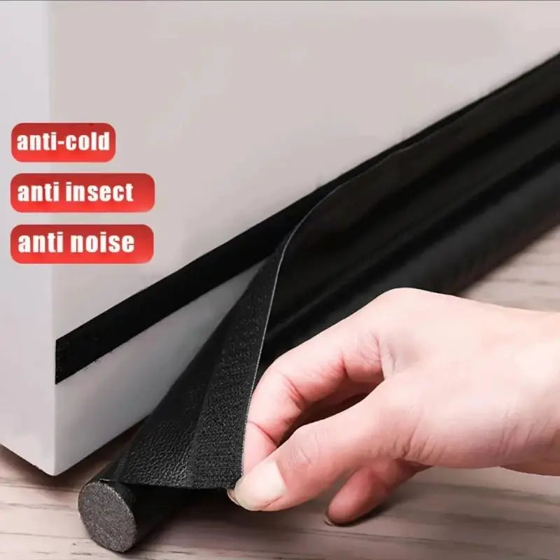 Door Bottom Seal Strip 96cm Adjustable Weatherstripping for Drafts Sound Insulation Dust Insect Prevention Waterproof Gap