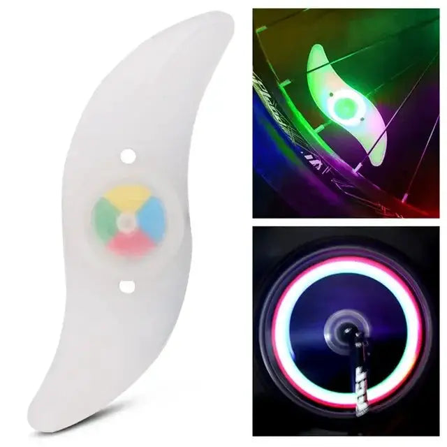 Colorful Bike Wheel Spoke Lights Waterproof LED for MTB and Balance Bikes with Multi Flash Modes