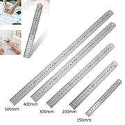 Metal Scale Stainless Steel Straight Ruler 150mm and 500mm for Drafting Measuring Office and School Supplies