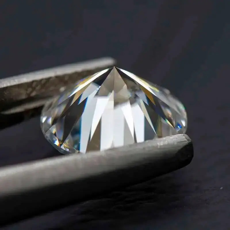 Moissanite Round Cut D Color VVS1 0.1ct-5ct DIY Necklace Earrings With GRA Certificate