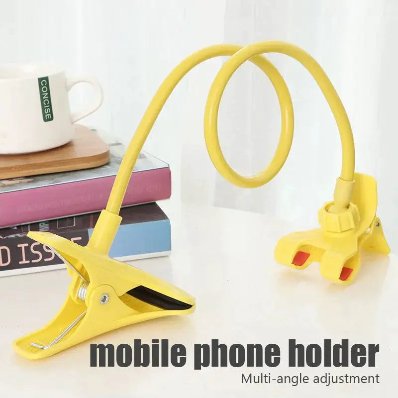Universal Mobile Phone Holder With Flexible Gooseneck Clip For Bed Desktop Mounts And Hands Free Viewing