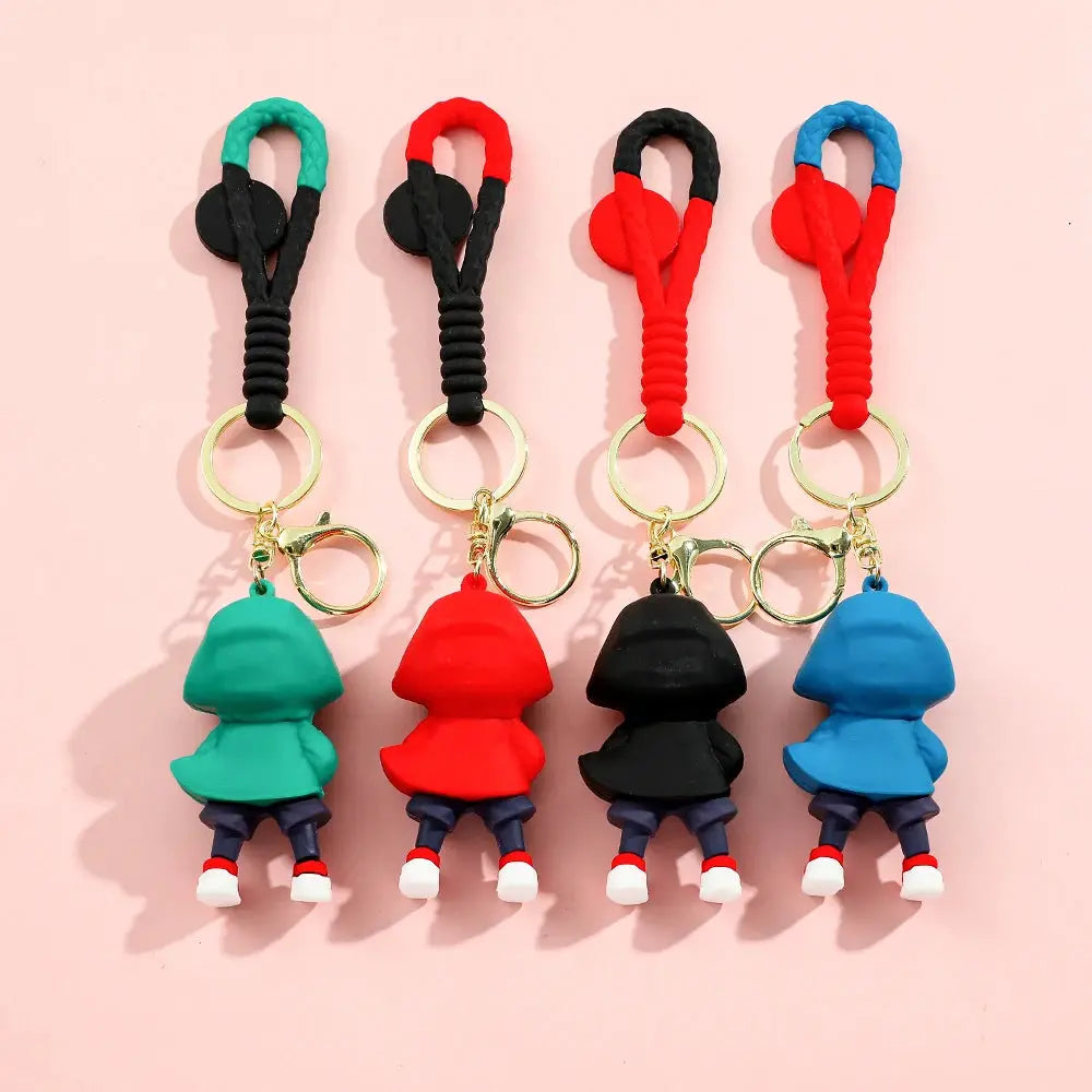 Marvel Spider Man Keychain 1 Pack or 4 Pack Avengers Cartoon Comics Key Ring Pendant Gift for Friends
