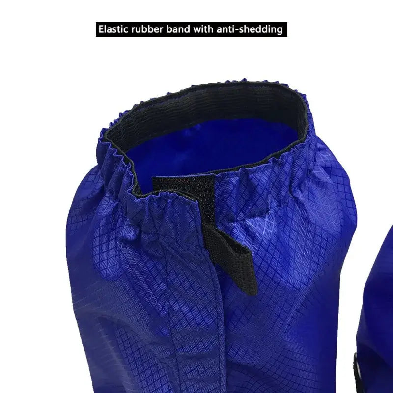 1pc legging gaiters waterproof blue protective leg covers for hiking, skiing, cycling