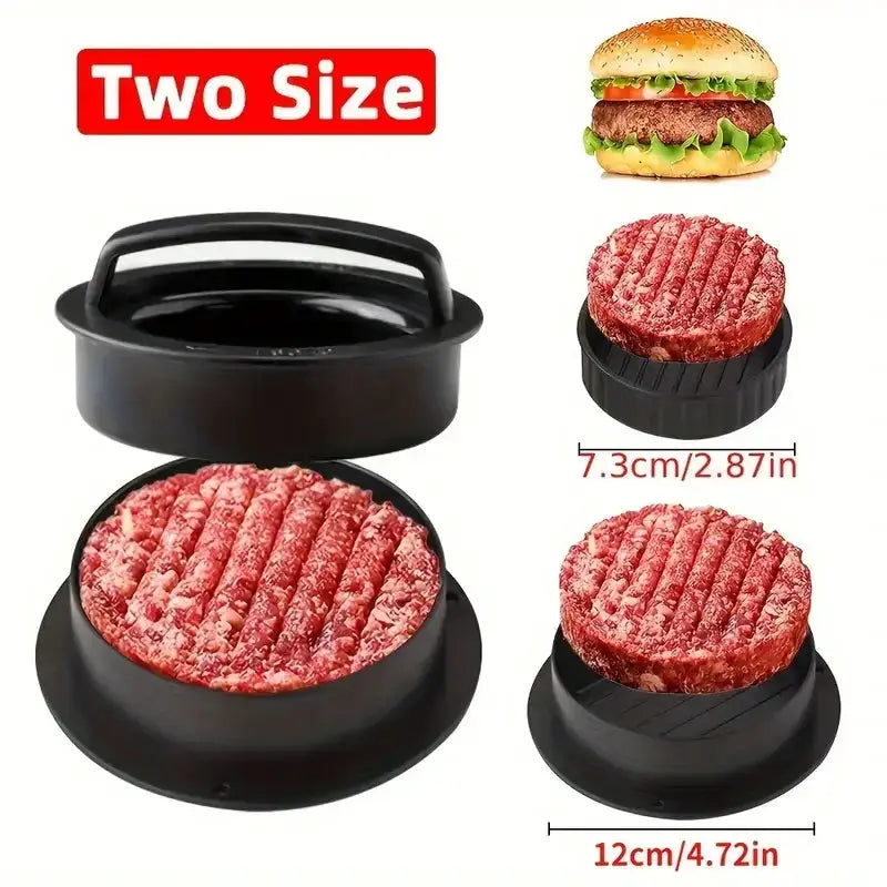 3 In 1 Burger Press Mold And Patty Maker For Stuffed Hamburgers Beef And Chicken Patties Kitchen Press Tool