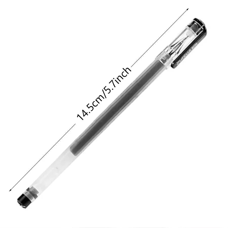 3 Pcs Mixed Tip Gel Pens 0.38mm Fine Point Black Blue Red Ink Large Capacity For Exam Signing Writing School Supplies