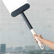 GleamGuard Multifunction Long Handled Window Brush Wet And Dry Dual Use For Windows Sofas Walls And Pet Hair Cleaning