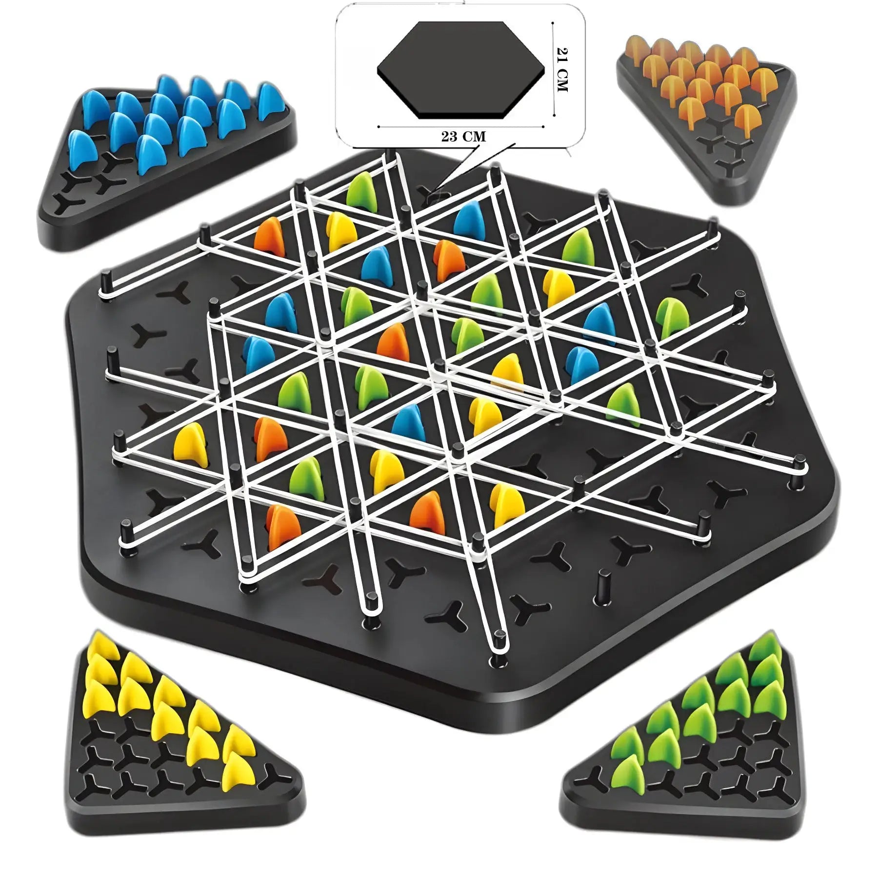 Triangle Chess Splendor Duel Track Table Board Game For Kids And Adults Family Strategy Logic Play