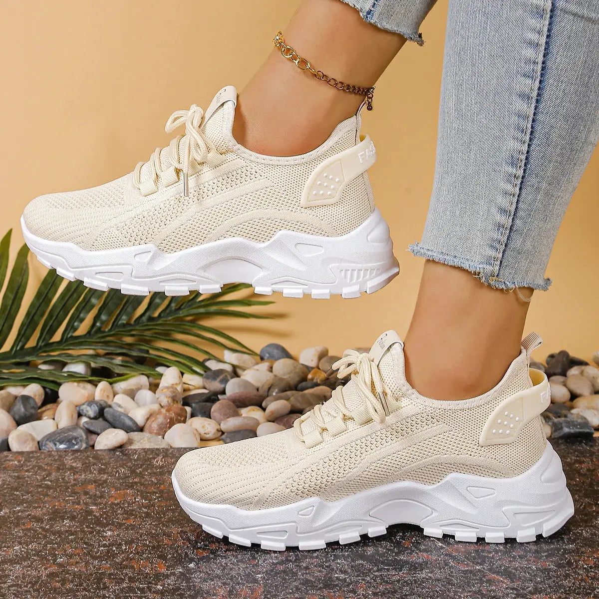Womens Breathable Mesh Dad Shoes For Spring Versatile Casual And Athletic Sneakers For Everyday Wear