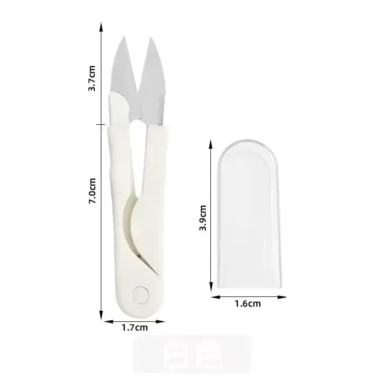 U Shaped Sewing Scissors For Embroidery And Cross Stitch Precision Thread Cutter Yarn Tailor Scissors Fabric Craft Tools