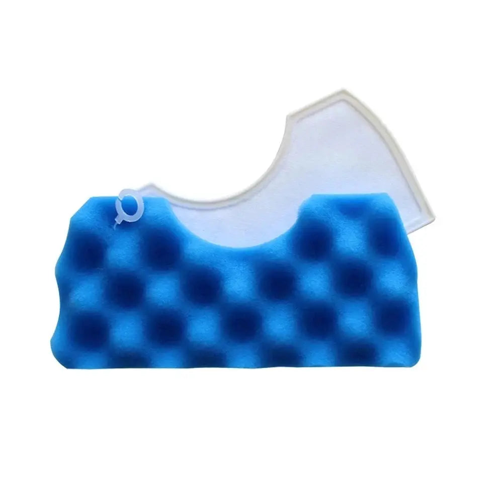 Blue sponge filter and white HEPA dust filter, 2-piece set for Samsung vacuum cleaners