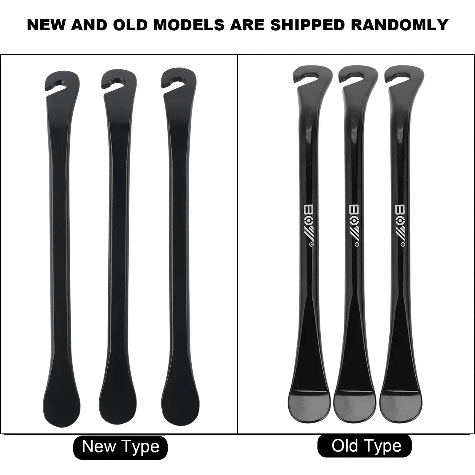 3 Pack Bike Tire Levers Carbon Steel For Mountain And Road Bikes Wheel Removal Repair Tool