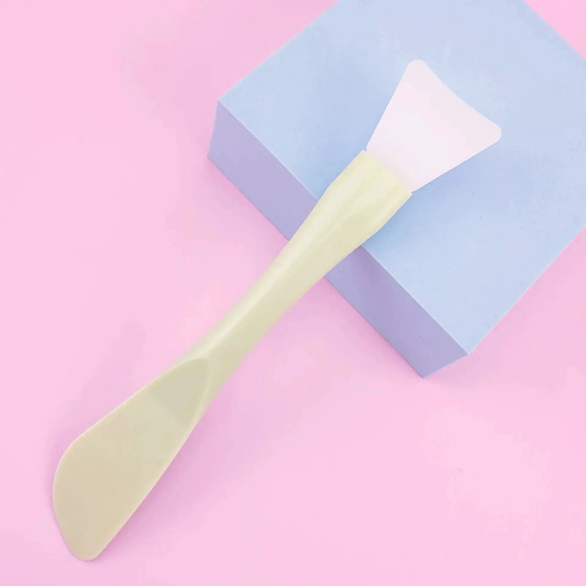 Silicone Facial Mask Brush With Soft Head And Scraper Dual Use Mud Film Tool For DIY Beauty Wholesale