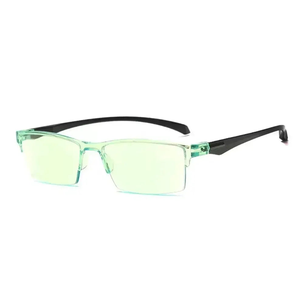 NovaVision Smart Auto Zoom Reading Glasses With Autofocus Power And Anti Blue Light Half Rim For Near And Far Vision