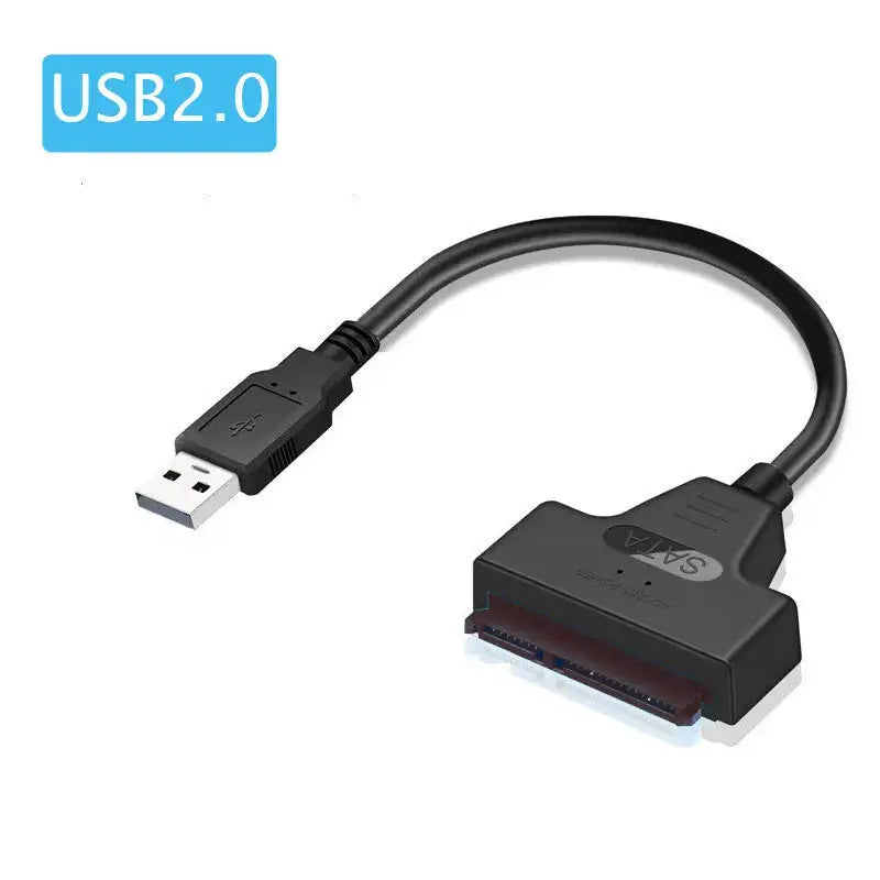 SATA To USB 3 0 2 0 Cable For 2 5 Inch External HDD SSD Adapter Up To 6 Gbps For Data Backup And Disk Cloning