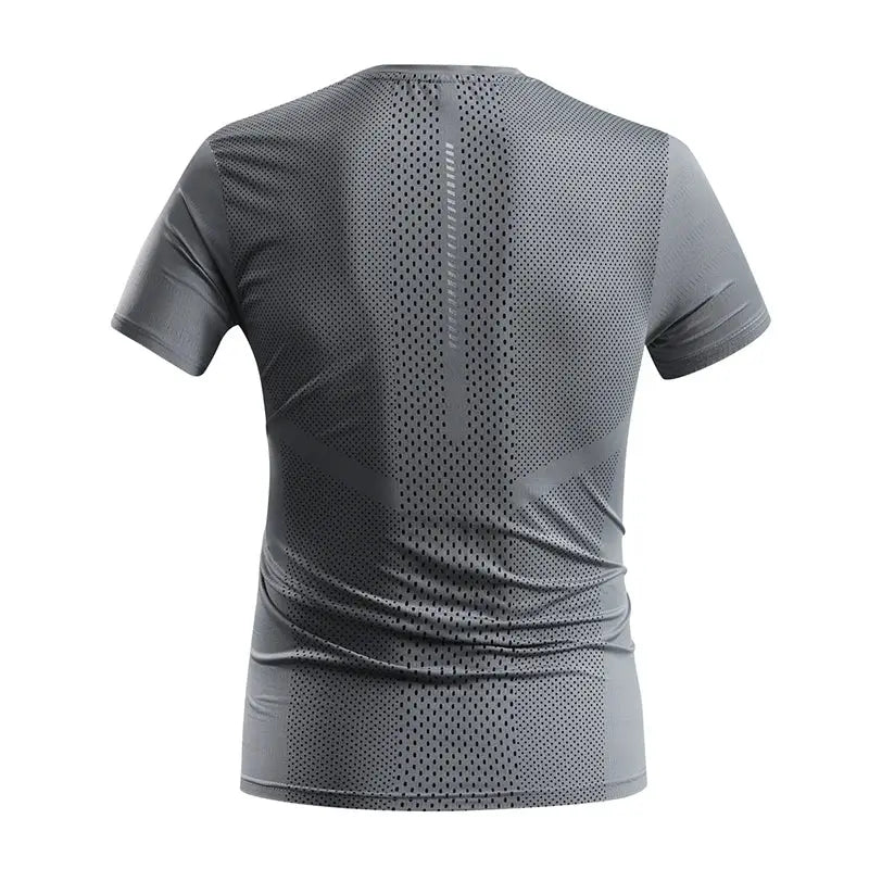 Mens Quick Dry Running Tee Breathable Summer Sports Shirt For Hiking Fishing And Outdoor Activities