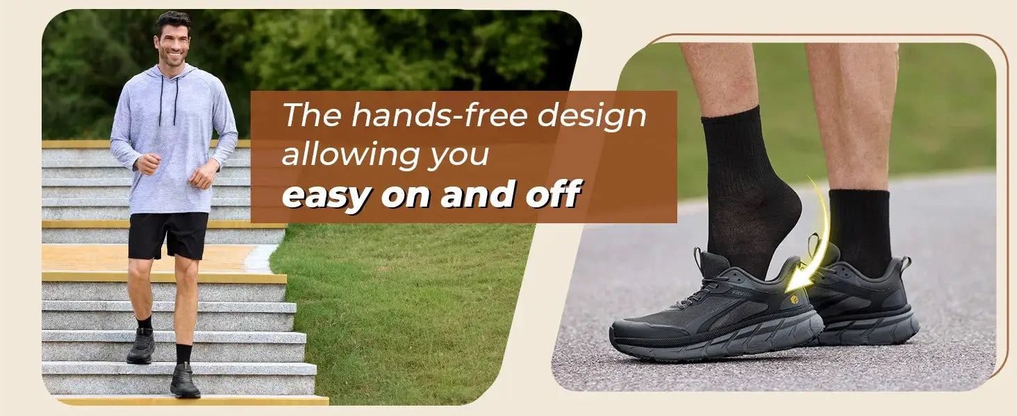 FitVille wide toe box shoes for men by Simples Market; cushioned, extra-wide, black, lightweight