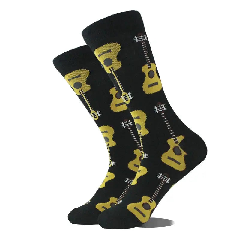 Cotton Happy Funny Socks For Men Women Unisex Crew Socks Alien Planet Shark Dinosaur Novelty Design