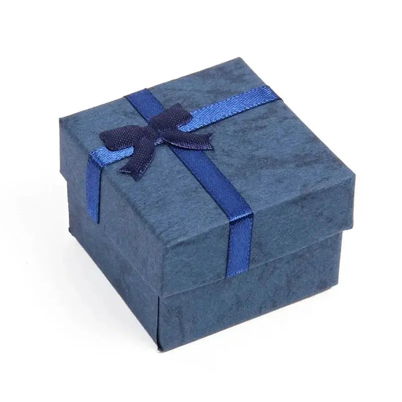 12 Pack Paper Jewelry Boxes Multi Color Gift Packaging For Earrings And Rings 4 By 4 By 3 Cm Wholesale
