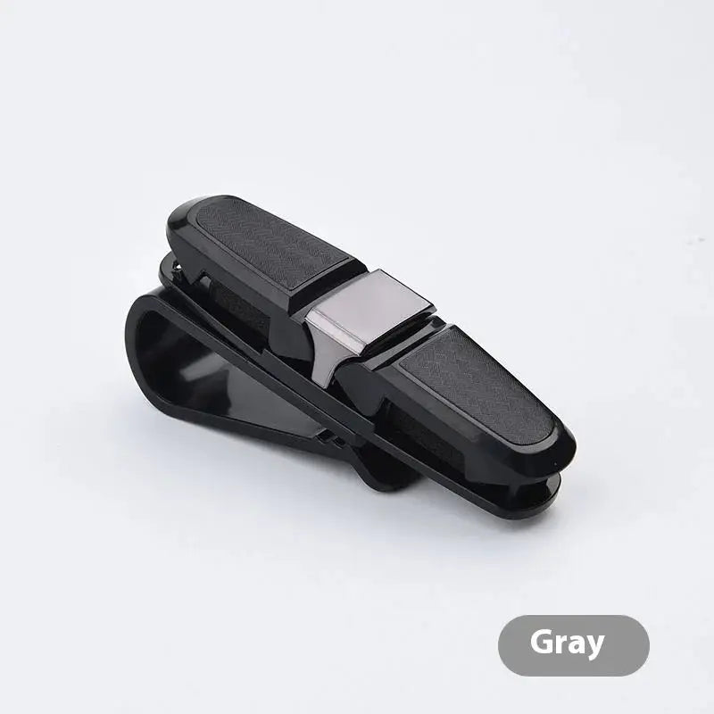 80 Degree Rotating Multi Functional Car Eyeglass Storage Clip Bidirectional Automobile Eyeglass Holder for Easy Access