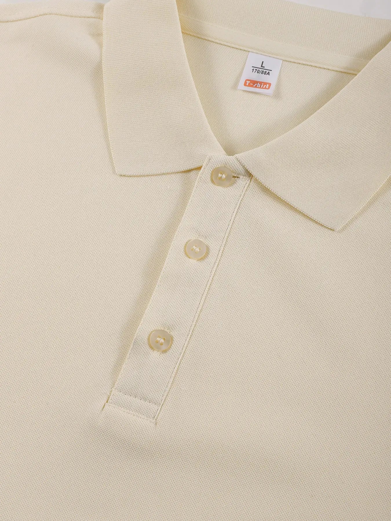 Solid Color Autumn Womens Long Sleeve Polo Shirt Lapel Streetwear