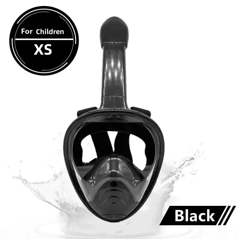 Underwater Full Face Diving Mask Anti Fog For Snorkeling And Scuba Waterproof Respiratory Mask For Adults And Kids