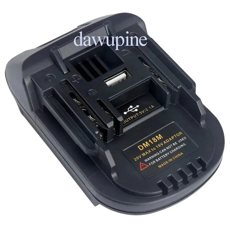 DM18M Converter Adapter For Milwaukee M18 And DeWalt 18V XR 20V MAX 60V FlexVolt USB Power Bank