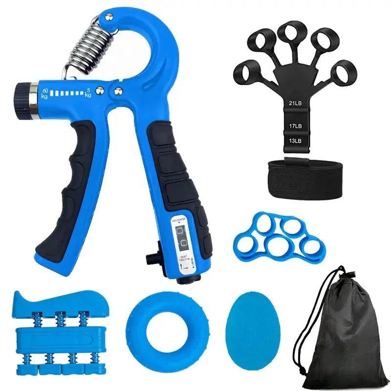 5-60kg Adjustable Hand Grip Strengthener With Counter Hand Grip Trainer For Wrist Forearm And Muscle Building