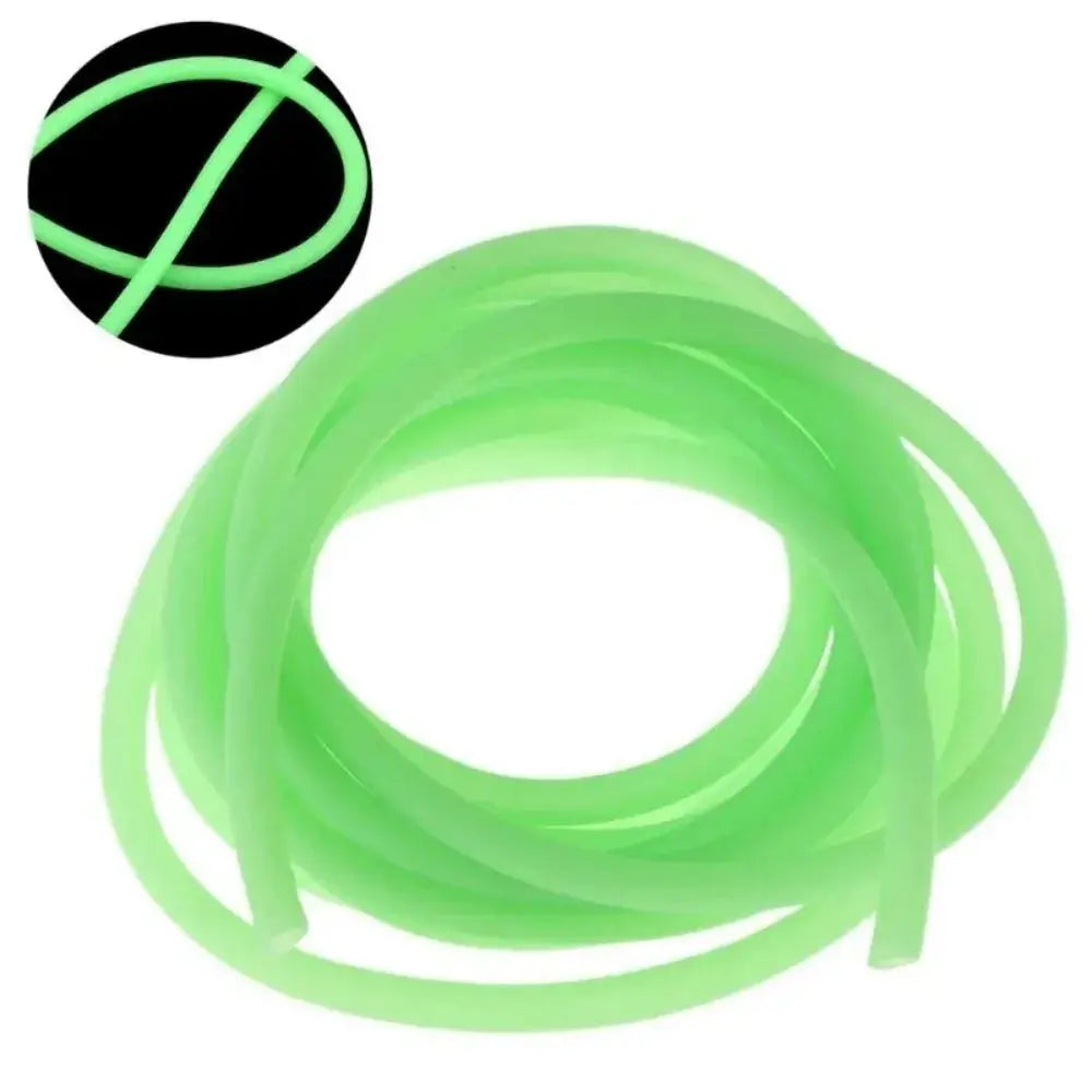 0.8mm 1mm 1.5mm 2mm Luminous Silicone Anti Rig Tube For Deep Sea Fishing Rig Sleeves Tackle Tools