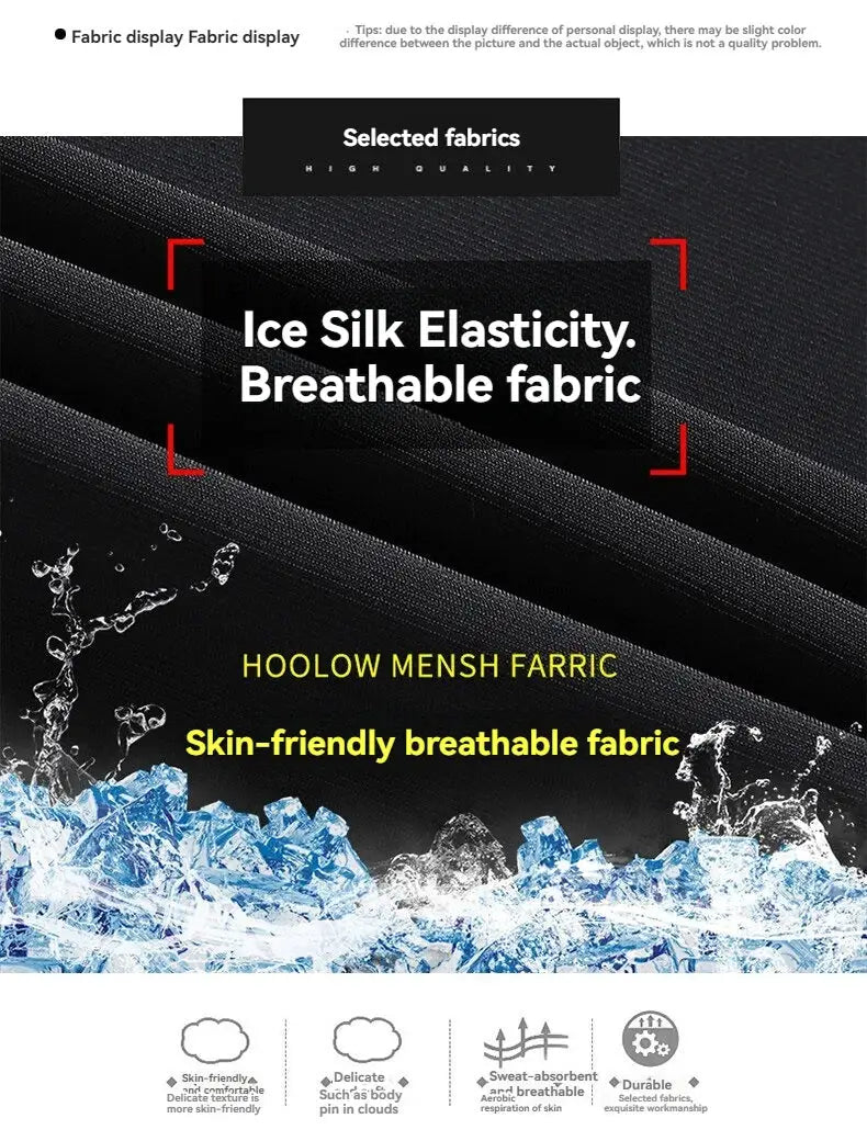 Ice Silk pants for men, Simples Market, breathable quick-dry fabric, summer casual.