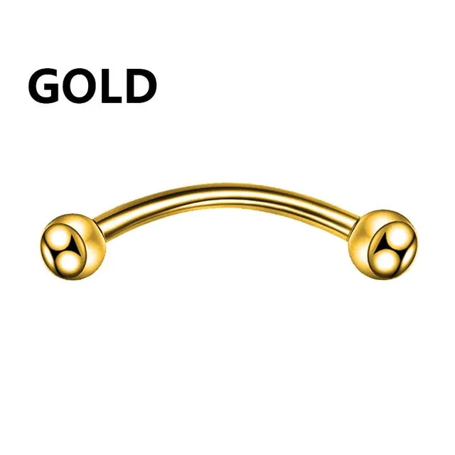Stainless Steel Horseshoe Fake Nose Ring C Clip Septum Lip Hoop 1Pc For Women Men Jewelry