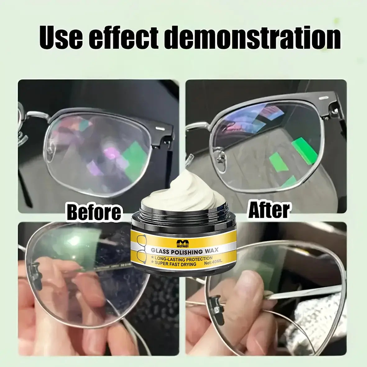 ClarityPro Multi Purpose Glass And Lens Scratch Repair Kit Restores Clarity And Smooth Finish Chemical Free