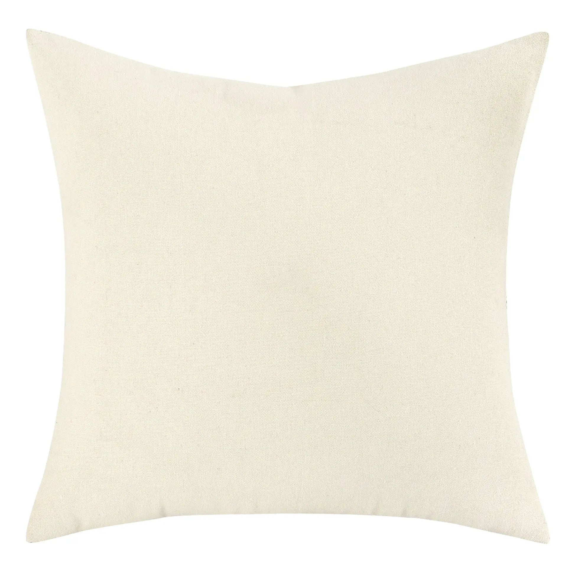 Simples Market 1pc 18x18 inch cream chenille throw pillow cover