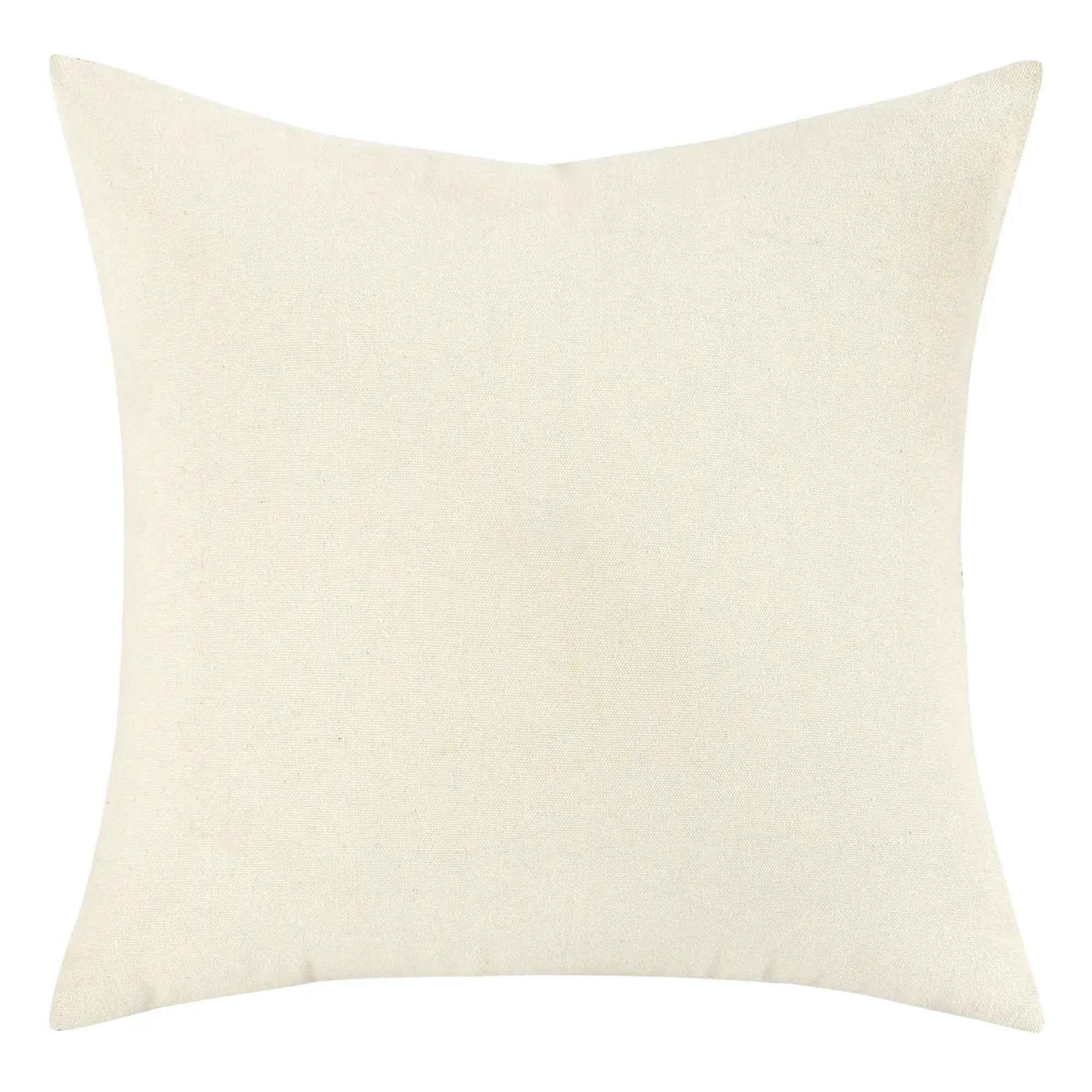 Simples Market 1pc 18x18 inch cream chenille throw pillow cover
