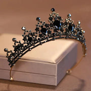 DreamCouture Bridal Crown Hairband Elegant Metal Princess Look For Weddings And Special Occasions